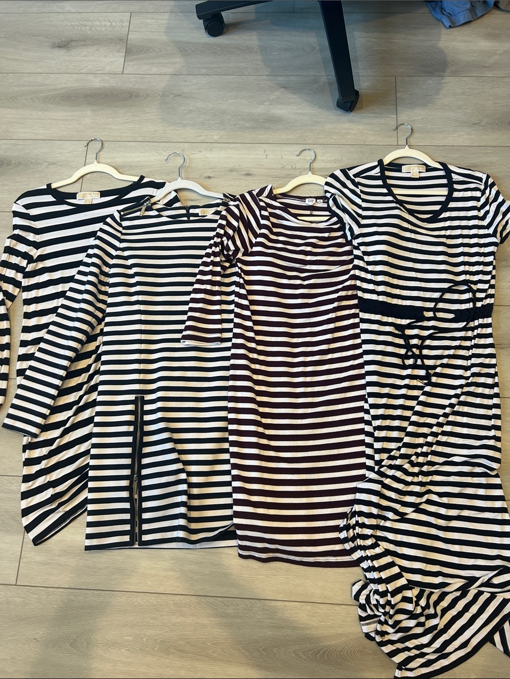 3 Michael Kors + Gap Striped Dress Bundle | 4 Dresses | Medium